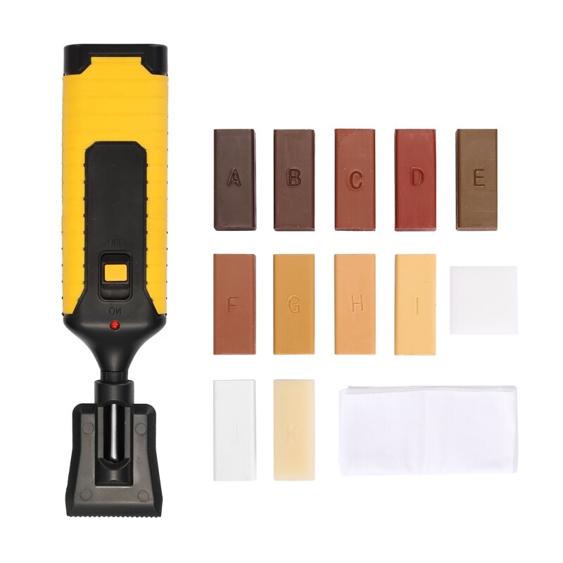 DIY Manual Floor Furniture Repair Kit Hardwood Laminate Wood Floor Repair Set for Chips Scratches Mending Tool Wooden Q84D