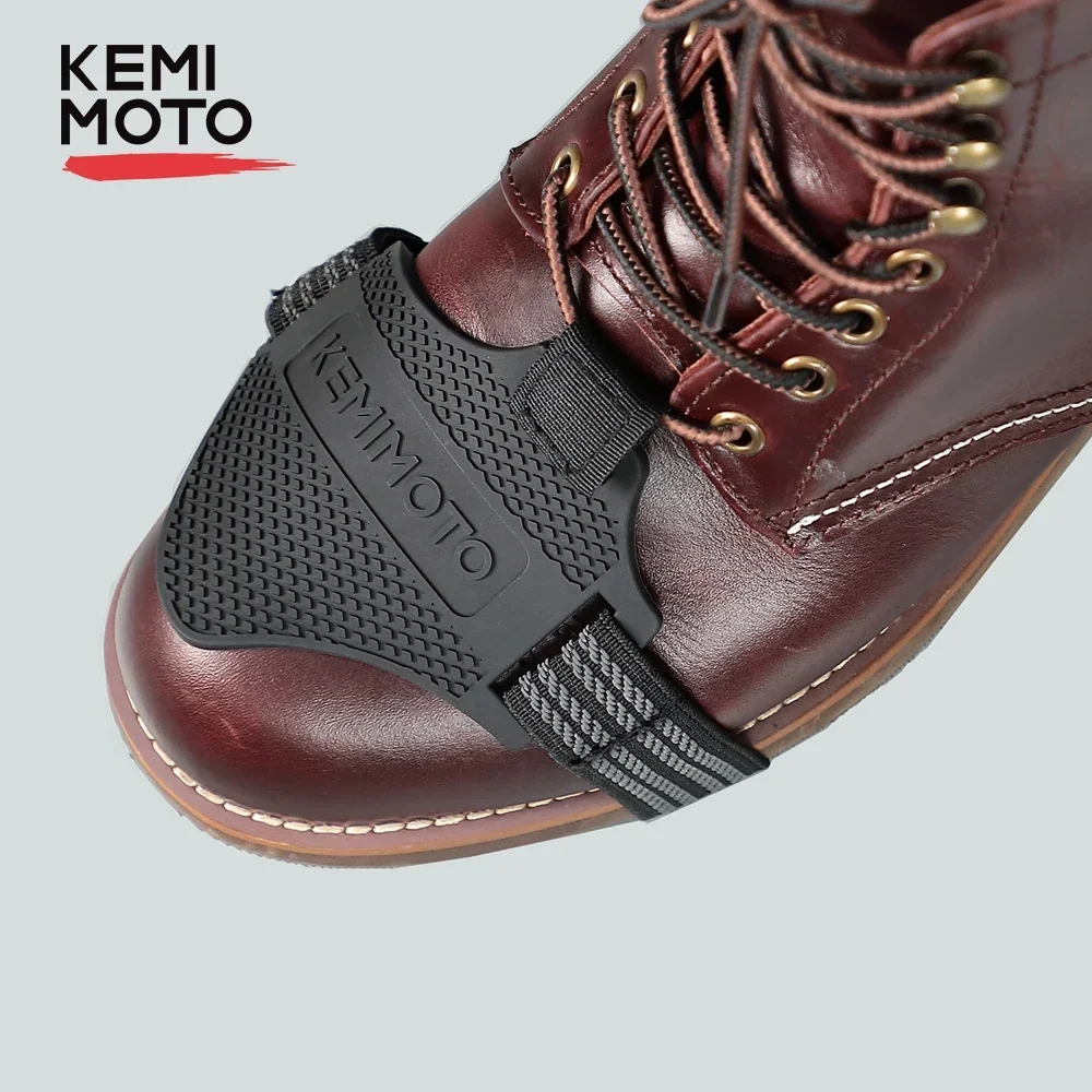 KEMIMOTO Motorrad-Schuhüberzug, Schutz für Motorrad-Schalthebel, verstellbar, langlebig, Kofferraumschutz, rutschfester Schalthebel