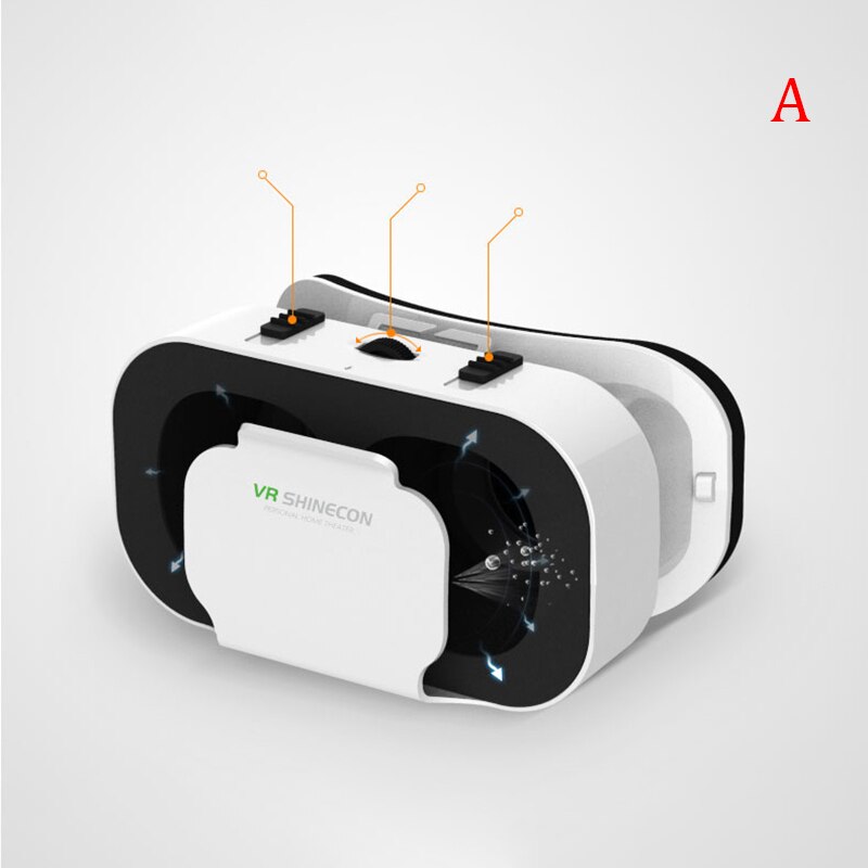 Caja de gafas 3D, auriculares estéreo de cartón para casco, compatible con Bluetooth, realidad Virtual VR para teléfono inteligente IOS y Android: Default Title