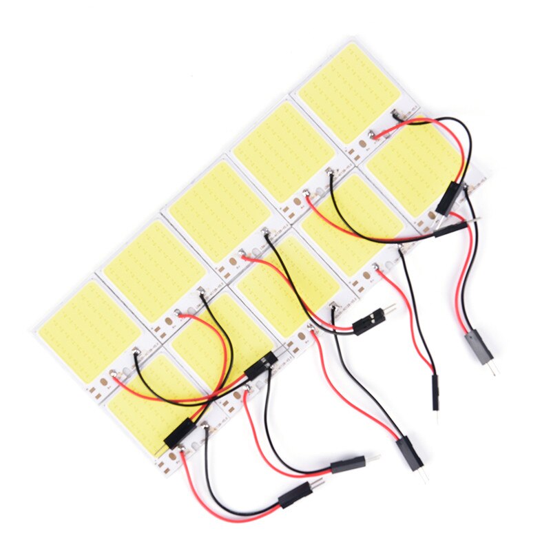 Car Interior Panel Lights Dome Lamp Bulb+Parts 48 SMD COB LED T10 4W 12V Light Long Life expectancy Automobile lamp