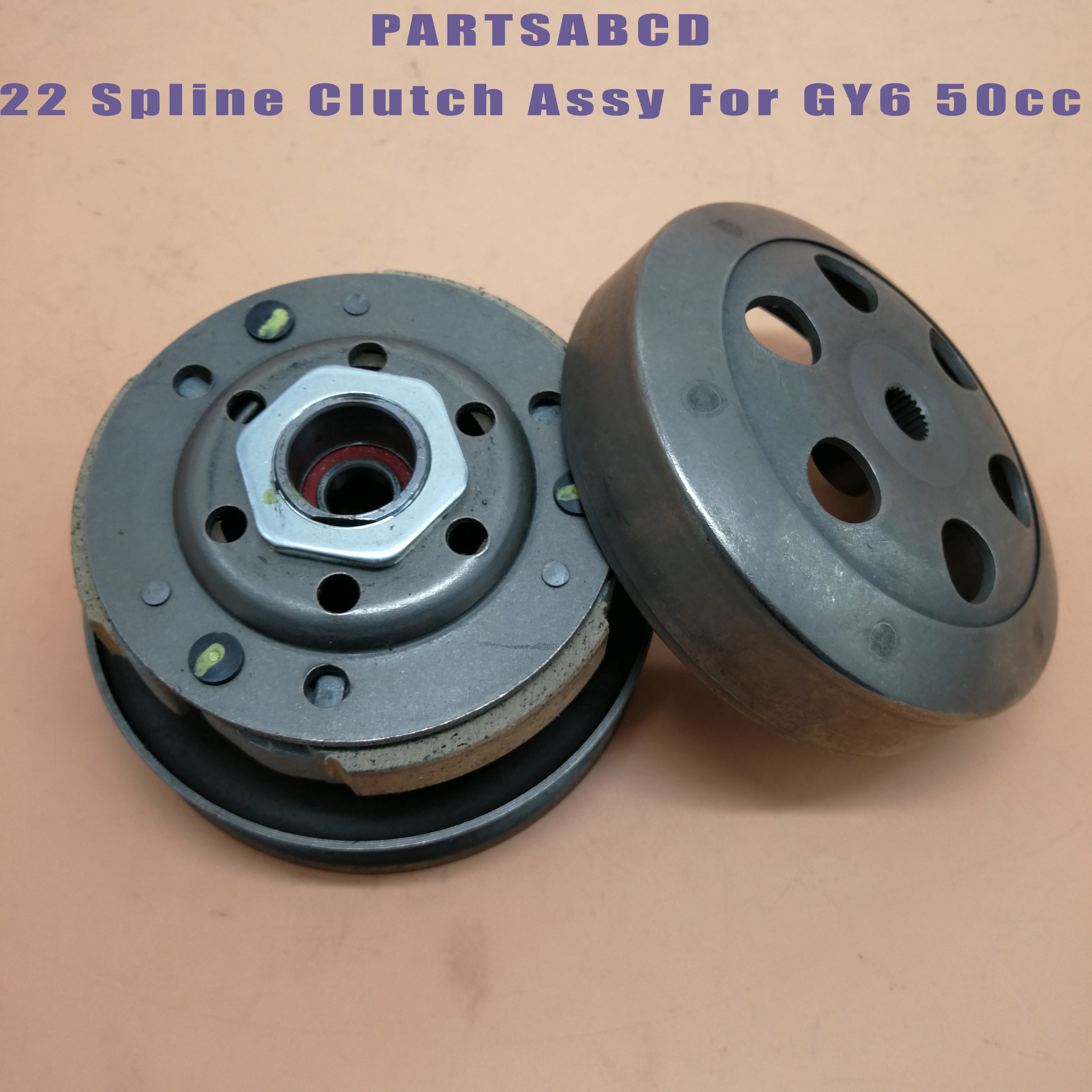 Clutch Assy For GY6 50cc Full Auto 22 Spline