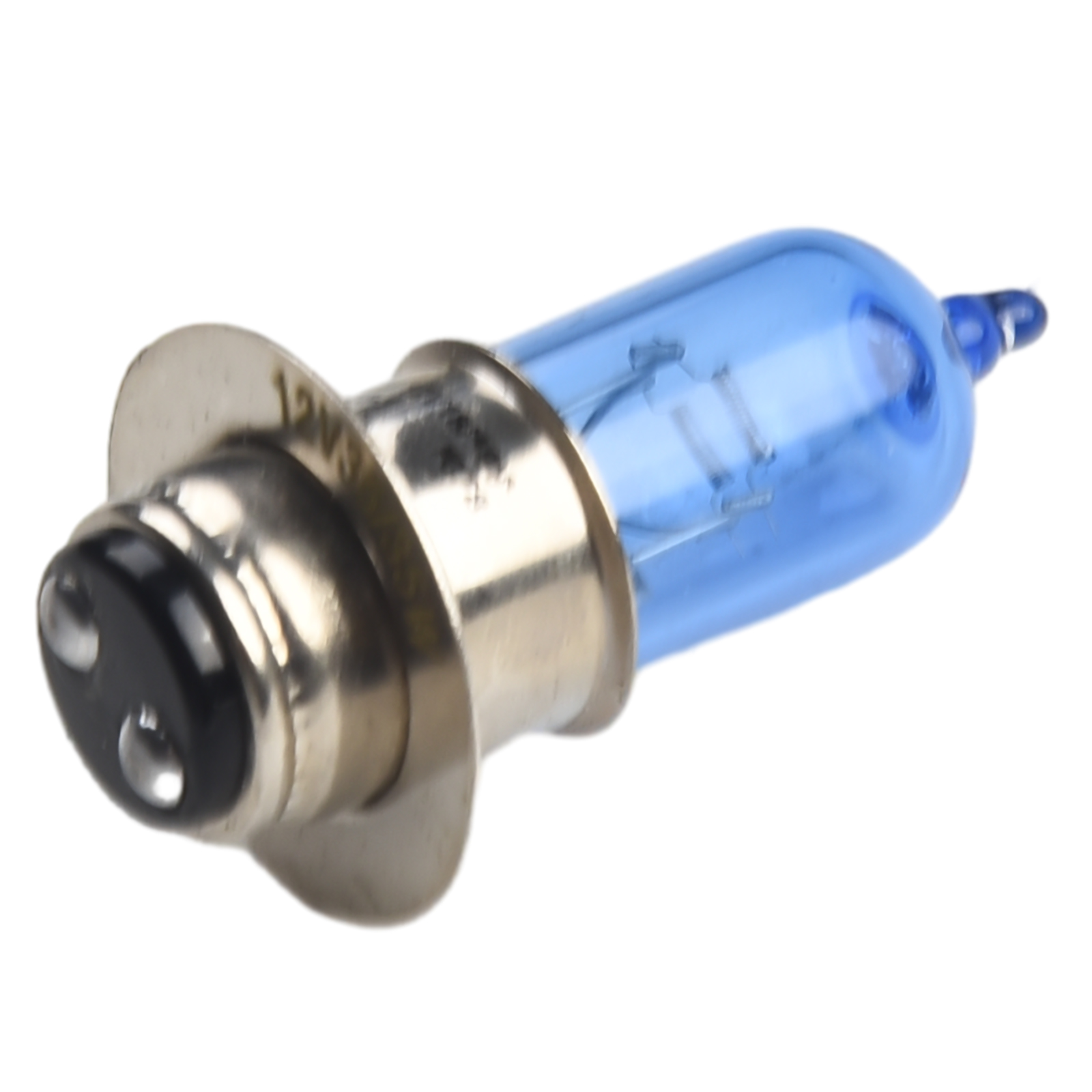 35W Halogen Bulb 12V 6000K/4500K Super Bright H6 T19 P15D Motorcycle Headlight Bulbs Lamp Fits Electric Vehicles UTV Scooters