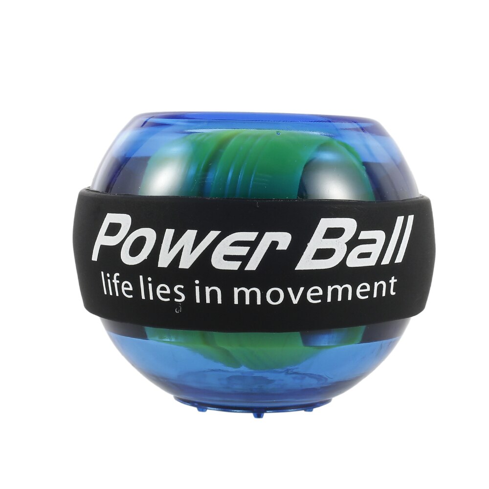 Wrist Ball Trainer LED Gyroscope Strengthener Gyro Power Ball Arm Exerciser Exercise Machine Gym Power Ball Fitness Equipment: Blue