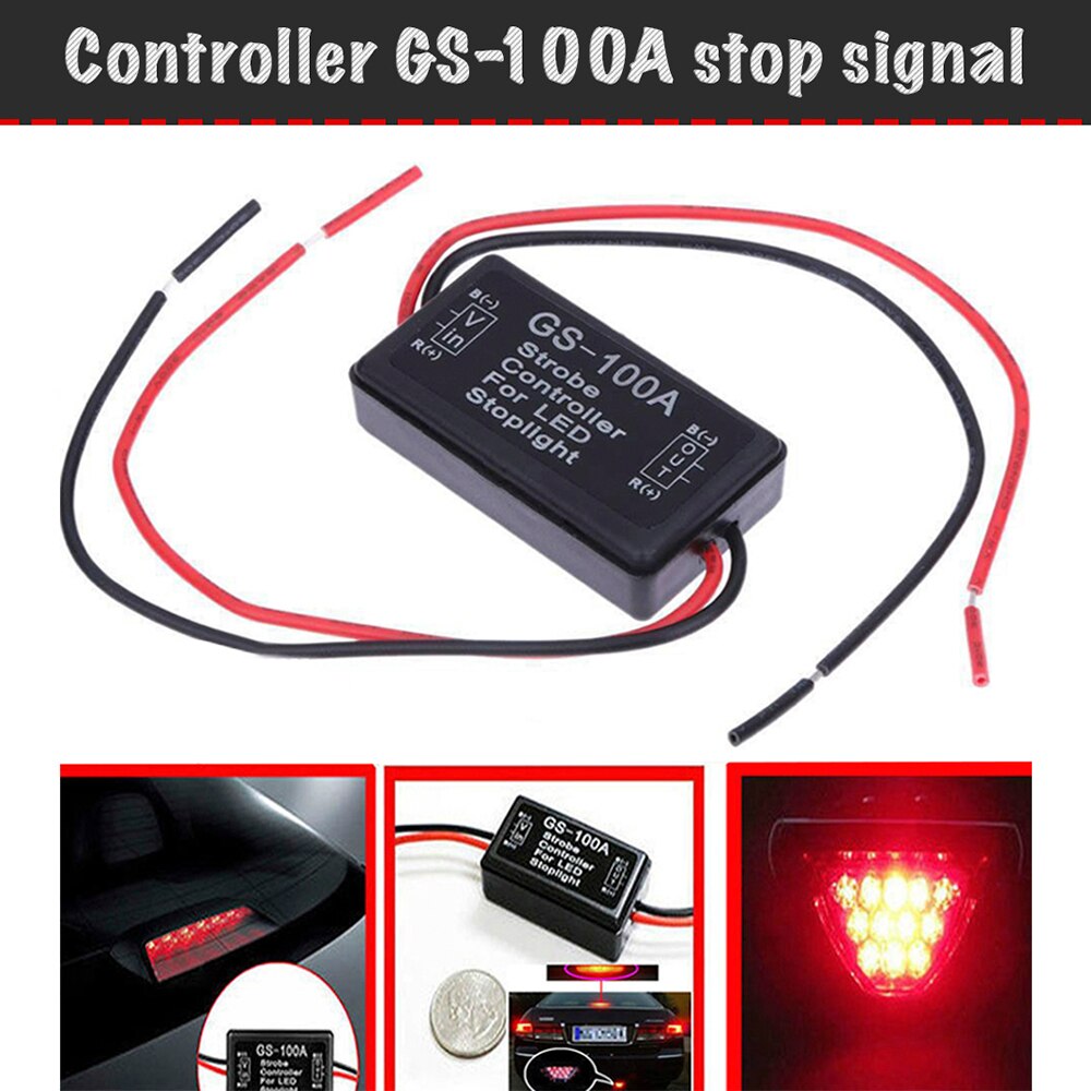 Controller Gs-100a Voor Extra Stop Signaal, Strobe Licht, Led Controller, Flash Module, Achterrem