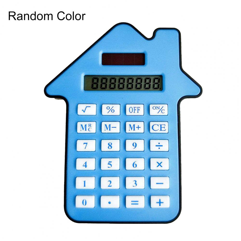 Calculator LCD Display High Accuracy ABS Dual Power Handheld Calculator for Home