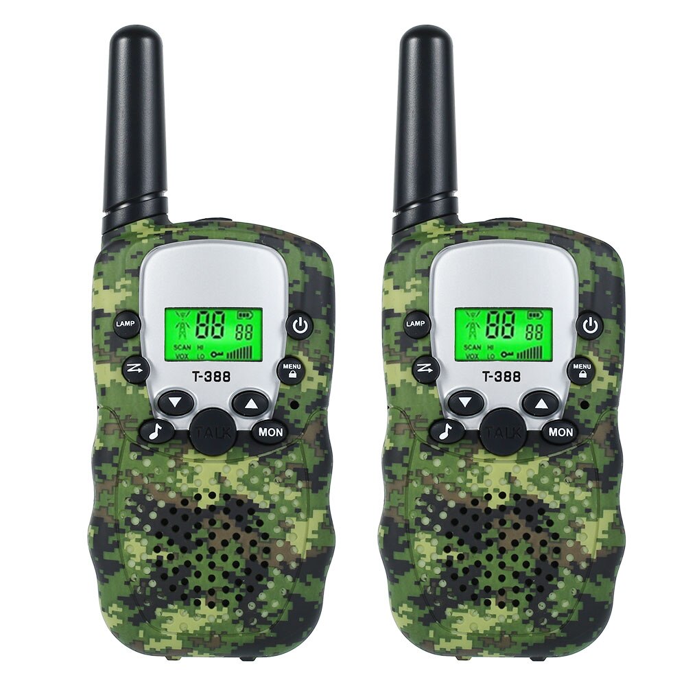 Walkie talkie crianças 2 pçs mini estação de rádio em dois sentidos natal presente de aniversário/uso da família/acampamento crianças walkie talkies: Default Title