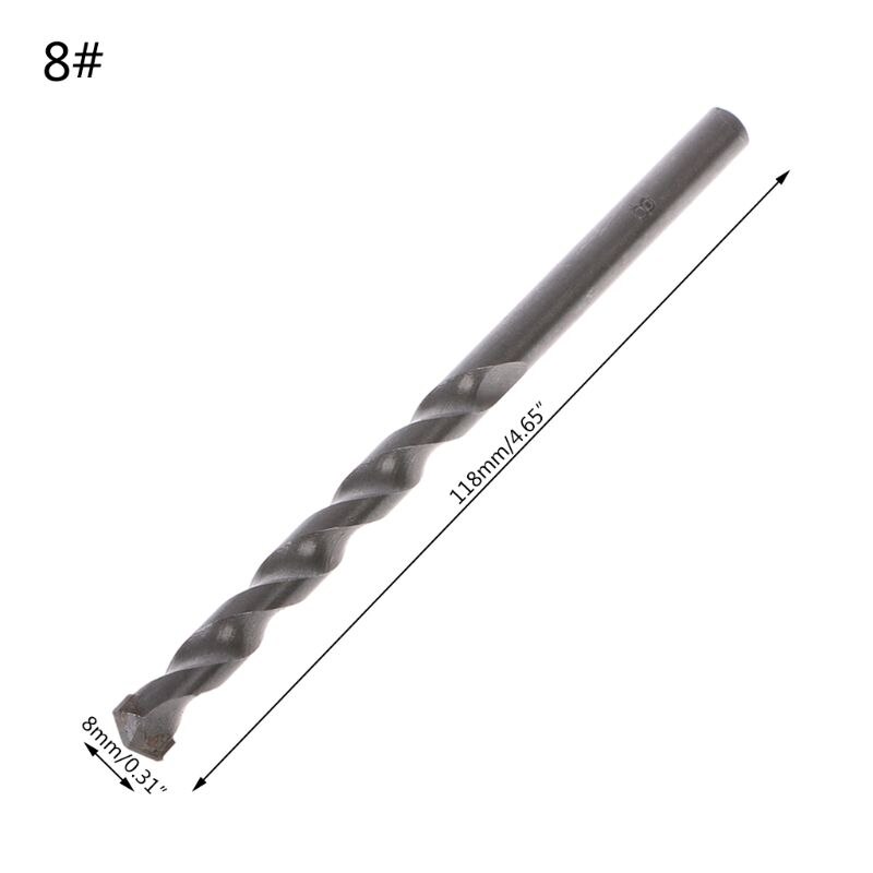 Volframikarbidiporanterä muurauskärjellä betonin poraus 4/5/6/8/10mm sähkötyökalutarviketta