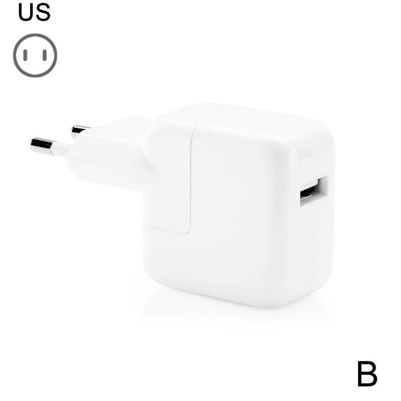 Europese standaard 12w oplader voor apple iphone, ipad 2.4a p2 b 4