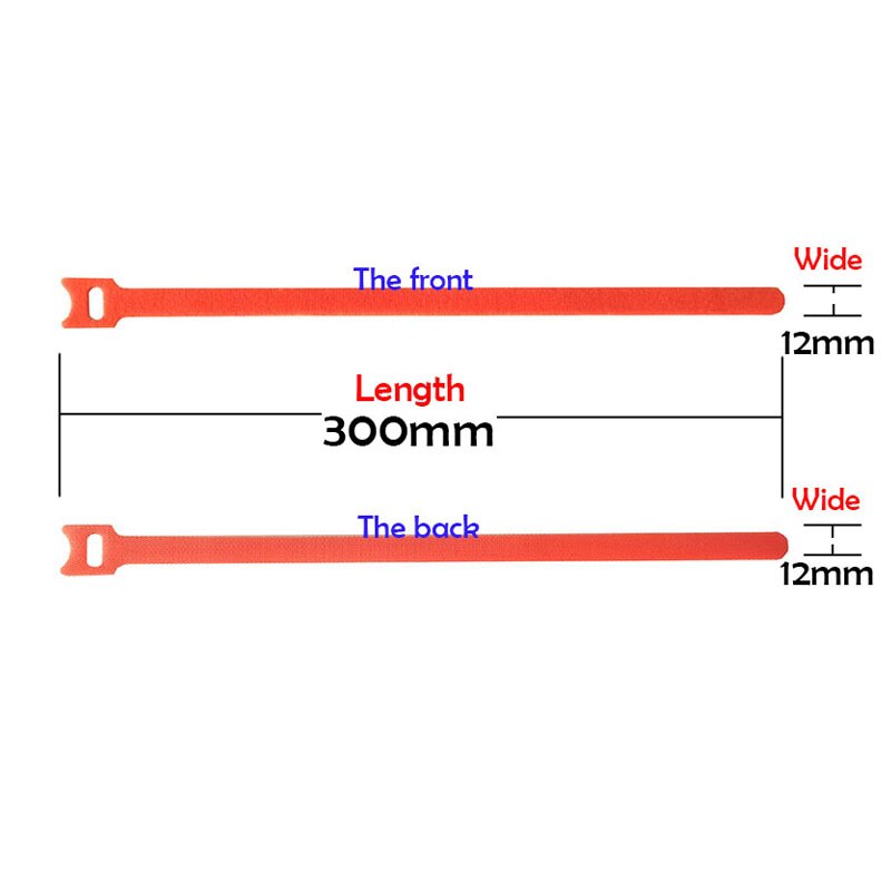 50pz fascette adesive per nastro di fissaggio fascette magiche gancio ad anello bastone bulcker cintura fascio filo linea cavo cinturino