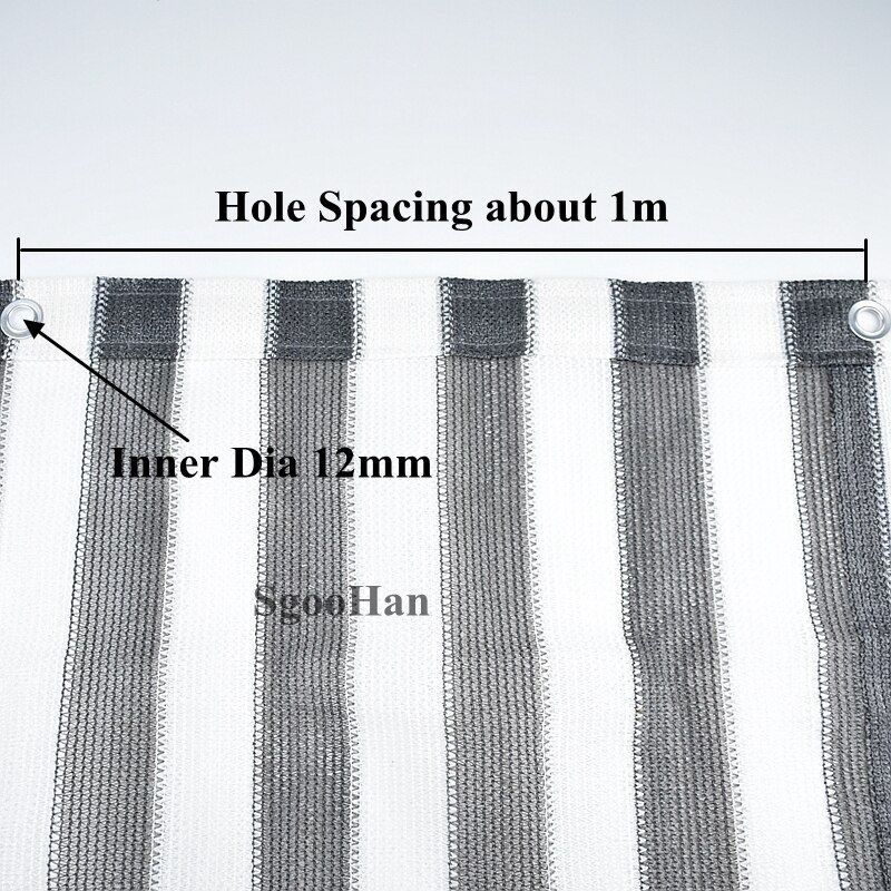 Gray-White Sun Shading Net Garden Succulent Plant Sunblock Anti-UV HDPE Sunshade Net Swimming Pool Cover Sun Shade Net Cloth