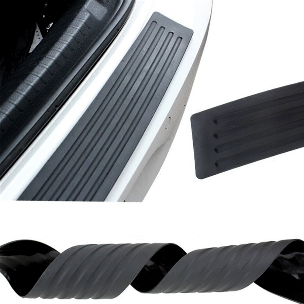 Vehemo SUV Cars Rear Bumper Strip Rubber Strip Trim Anti-Collision Strip Sticker Cover Universal Protector