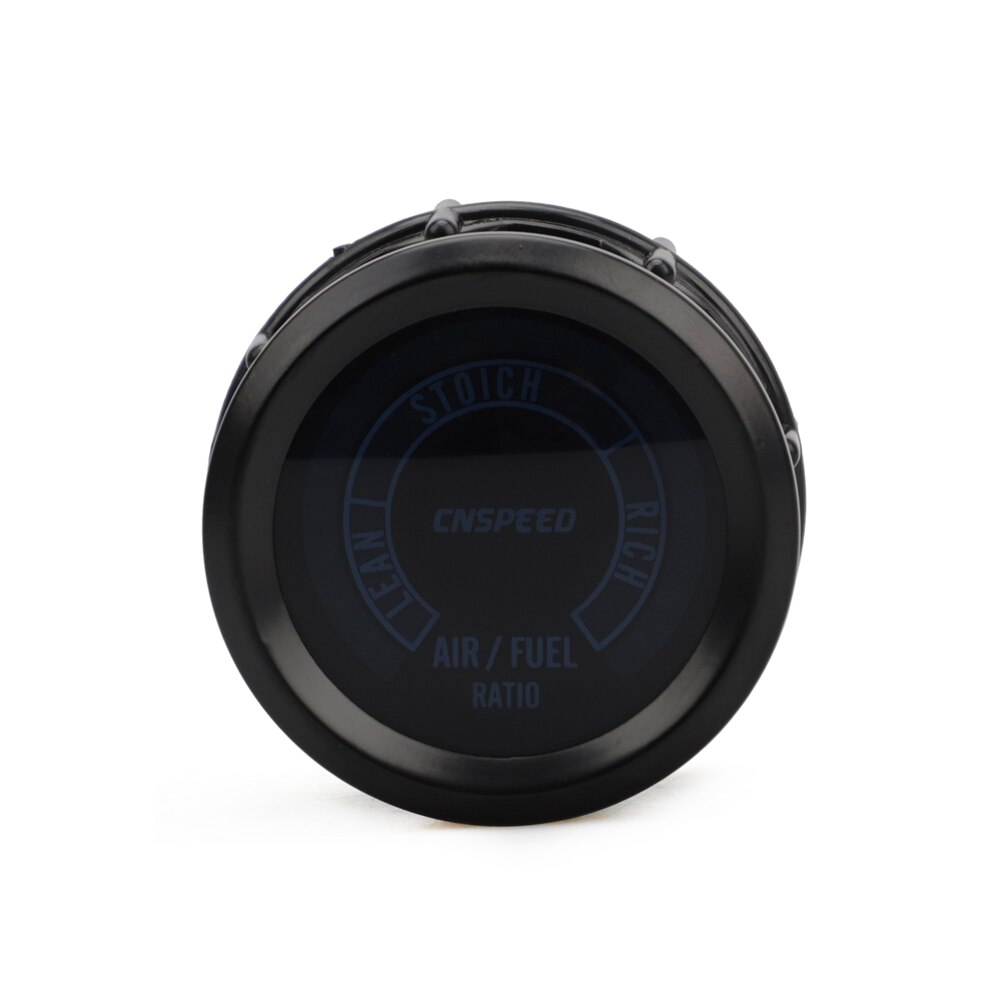 Smoke Len 2" 52mm Blue Air Fuel Ratio Gauge Car Digital LED Light with Narrowband O2 Oxygen Sensor REAR LOWER