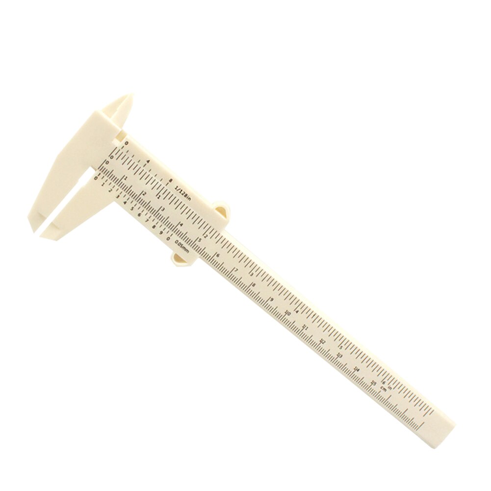 Herramientas de medición de límite de altura, calibrador Vernier de doble escala de 0-150mm, Mini reglas plásticas de medida deslizante