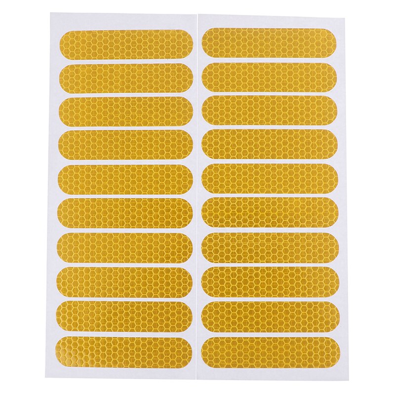 Pegatinas reflectantes para patinete eléctrico XIAOMI MIJIA M365 Pro, accesorios para Exterior, 1 unidad: Amarillo