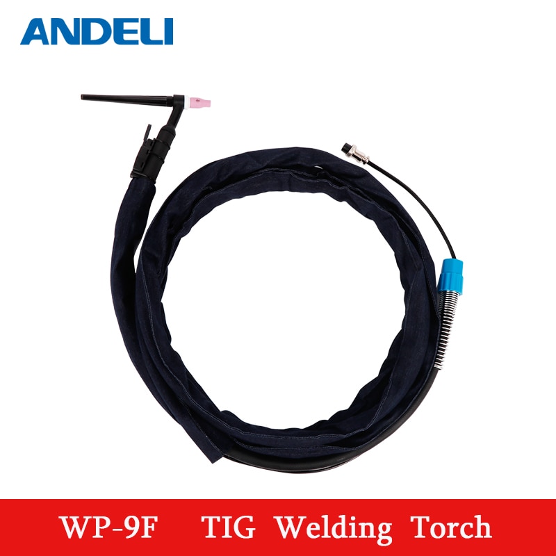 ANDELI WP-9F TIG Welding torch 4m GTAW Gas Tungsten Arc Welding Gun Cold Welding Torch