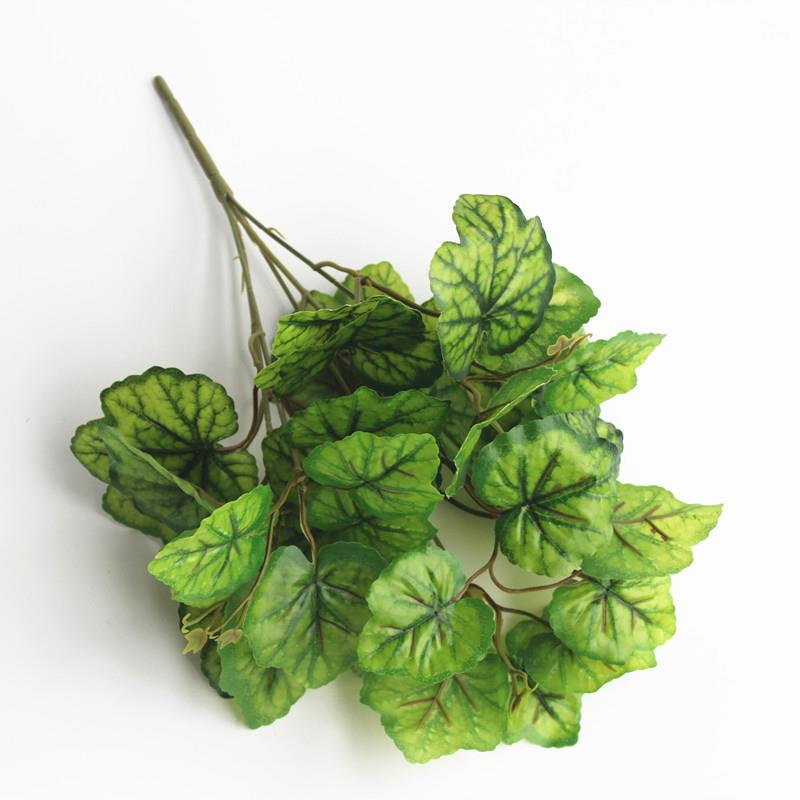 Christmas Artificial Leaf Faux Leaf Artificial Plant Leaves Home Garden Decoration Accessories Photography Decorative