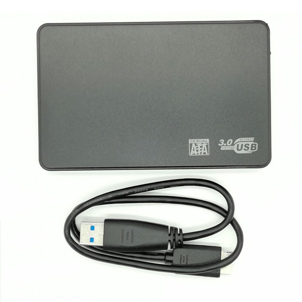 Screw-free plastic notebook mobile hard disk box USB3.0 laptop HDD SSD solid-state mobile hard drive box free tool