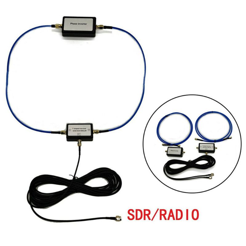 Antenne magnétique portative de boucle magnétique Passive d'antenne magnétique de YouLoop pour HF et VHF XXUC