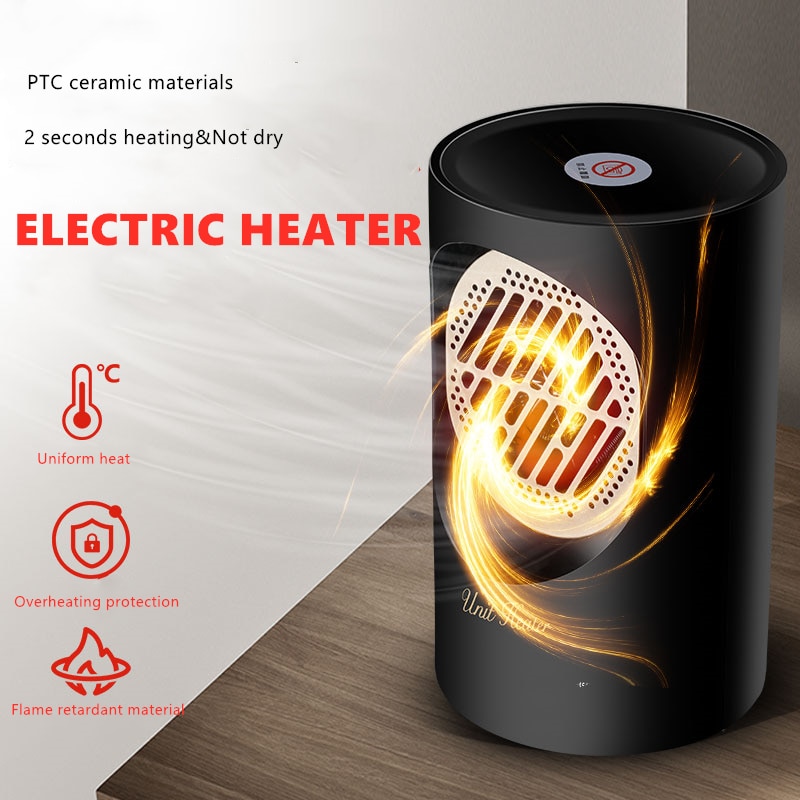 300w Mini Fan Heater Portable Electric Heater Desktop Heating Warm Air Fan Home Heaters Handy Air Heater Warmer Fan