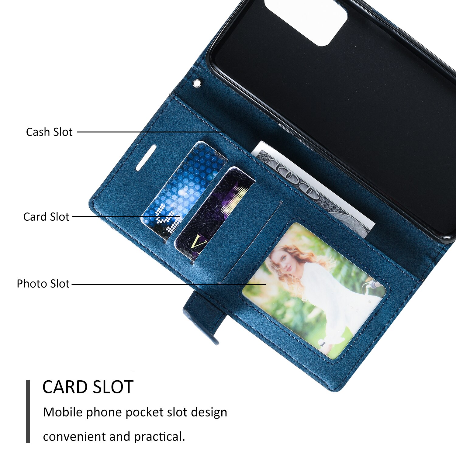Læderetui på til samsung galaxy  a22 5g sm -a226b etui etui na til samsung  a 22 4g sm -a225f flip cover telefon pung cover coque