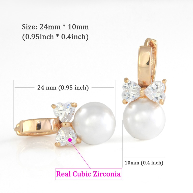 Di cristallo Del Cuore Della Perla Orecchini A Cerchio in Oro Orecchino Donne Pendientes Perla Aretes Parel Oorbellen Orecchini Perle Orecchini E0310