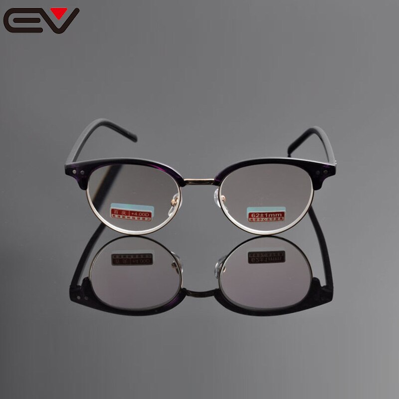 Modieuze leesbril ronde metalen frame glazen gafas de lectura lazy bril occhiali da lettura EV1123