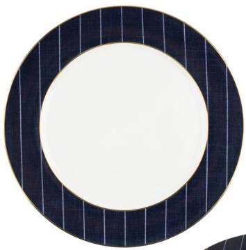 Blue dinner plate bone china dessert plate for steak kitchenware: 268mm plate