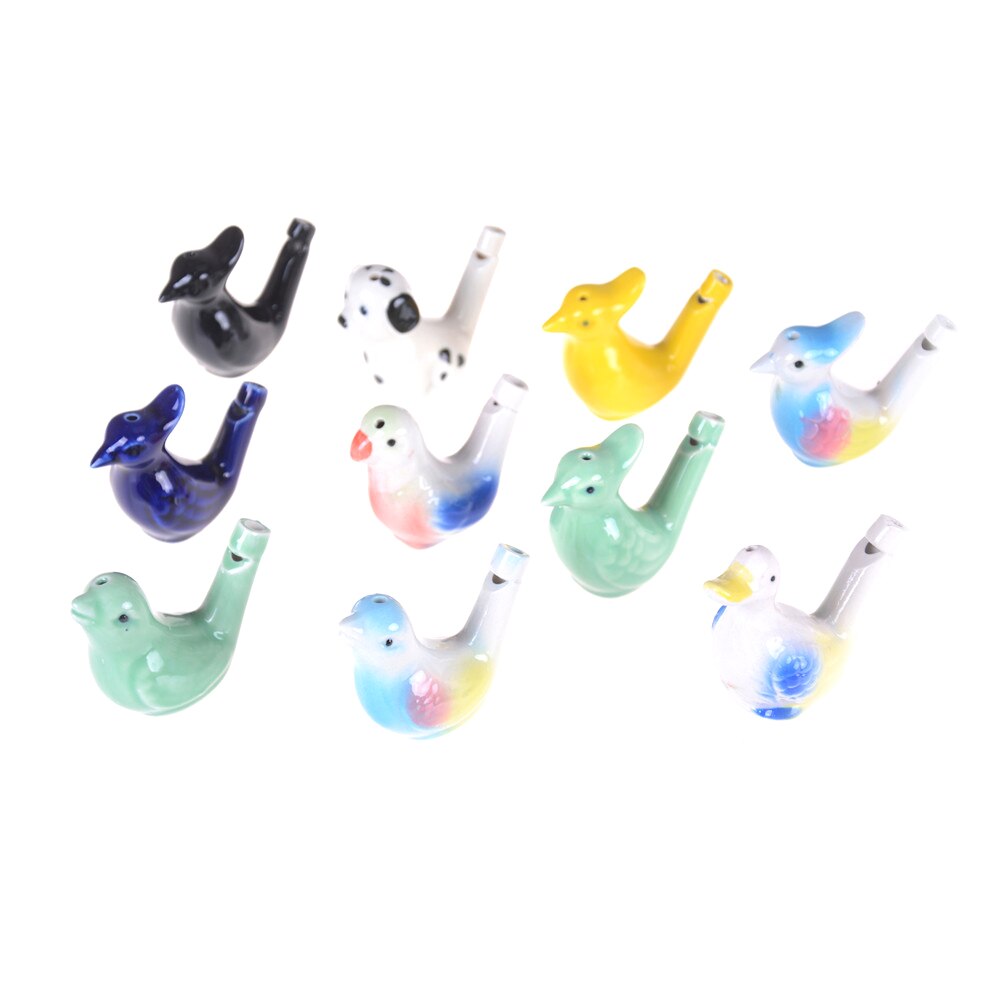 Keramische Vogel Fluitje Muziekinstrument Bathtime Muzikale Speelgoed voor Kind Vroeg Leren Educatief Kinderen Speelgoed