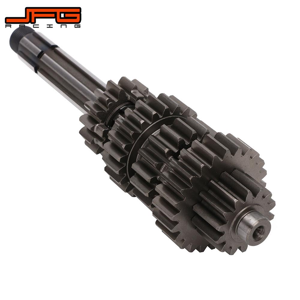 Motorcycle Transmission Gear Box Main Counter Shaft Kit For ZongShen ZS 190cc Engine Pit Dirt Bike