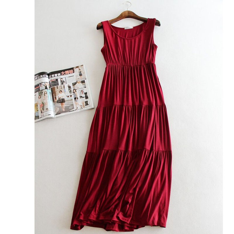 modal Lange Mutterschaft Kleid Schwangerschaft Kleidung Ärmellose Kleider Für Schwangere Frauen Sommer Mutterschaft Kleidung Gravidas Vestidos: verrotten