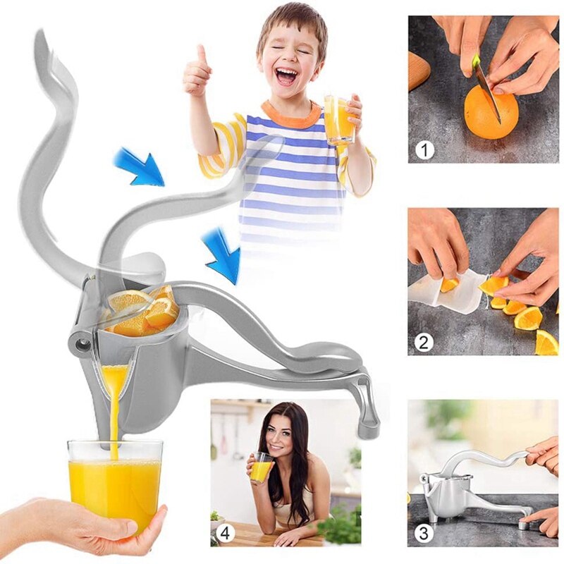 Manual Fruit Juicer,Hand Squeezer,Lemon Squeezer, Lemon Orange Hand Juicer,Fruit Press Squeezer Extractor Tool for Home