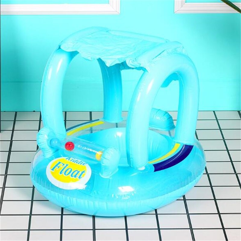 Summer Swimming Pool Inflatable kids Swim Float Water Fun Pool Toys Swim Ring Seat Boat Safety Swim trainer Pool