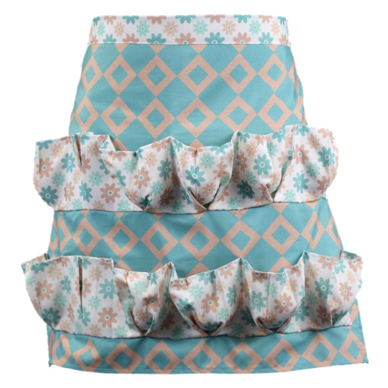 15 farben Eier Sammeln Sammeln Halten Schürze Mit 12 Taschen Für Bauer Haus Hausfrau Heimat Arbeitskleidung Küche Zubehör: A7