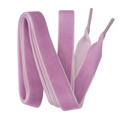 Cordones planos de terciopelo, 1,6 cm de ancho, zapato con cinta, 120cm / 47 pulgadas: violet