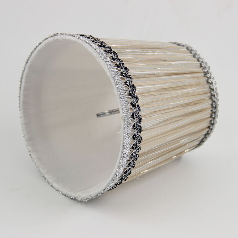 DIA 13.5cm/ 5.31 inch Home Collection chandeliers lamp shades, Brown Color Gauze Fabric wall lamp shades,Clip On