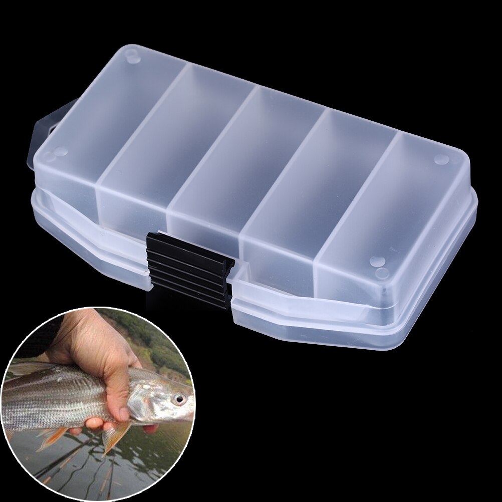Transparante Plastic Aas Box Voor Vissen Lokt Haken Andere Vissen Tools Opbergdoos Visgerei Aas Container Case Outdoor Sport