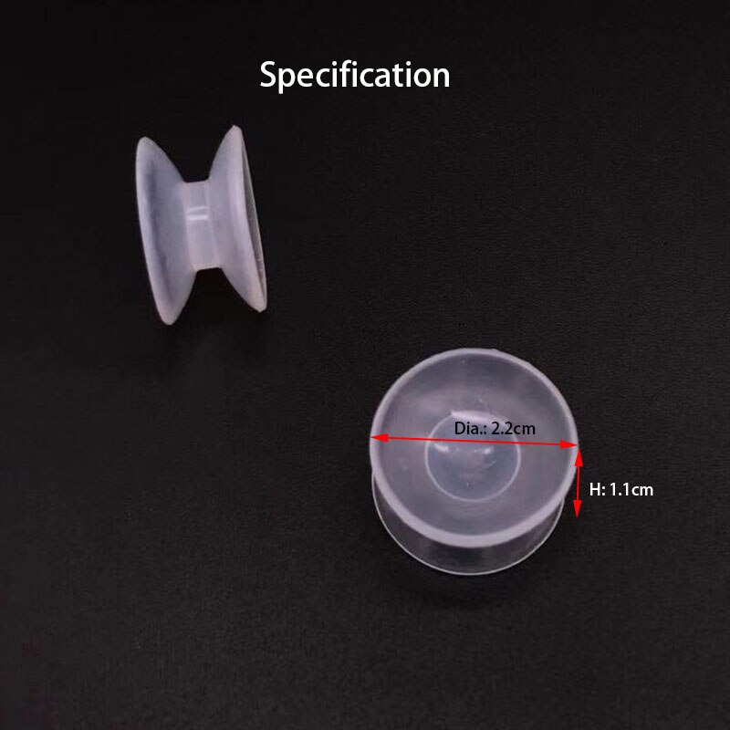 10 Pcs 22mm Plastic Double Sided Suction Cup Aquarium Oxygen Tube Fixed Sucker Aquarium Fish Tank Accessories