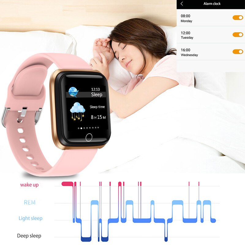 LIGE Smartwatch Women - Fitness Tracker, Heart Rate Monitor, 1.3" TFT Round Display, Life Waterproof