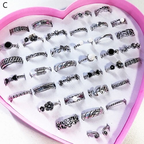 10 teile/los Liebe Kinder Nette Süße Ringe Blume Tier Schmuck Zubehör Mädchen Kind Finger Ringe: 3