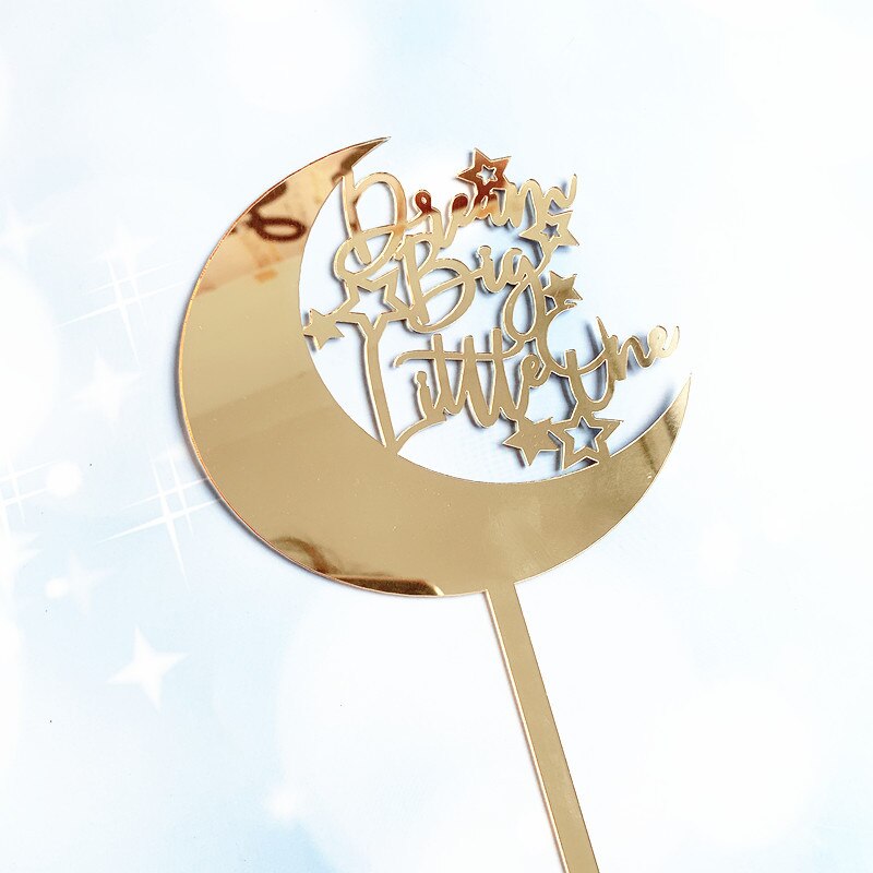 1 Uds nubes estrella Luna Cupcake Toppers suministros de para pasteles decoración para cumpleaños decoración para de boda pastel de boda: B