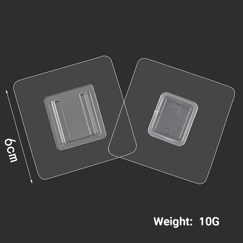 Multi-function Hook Double-sided Adhesive Wall Hooks Non-marking Sticky Hooks Punch-Free Double-sided Sticker Hook On The Wall: 01