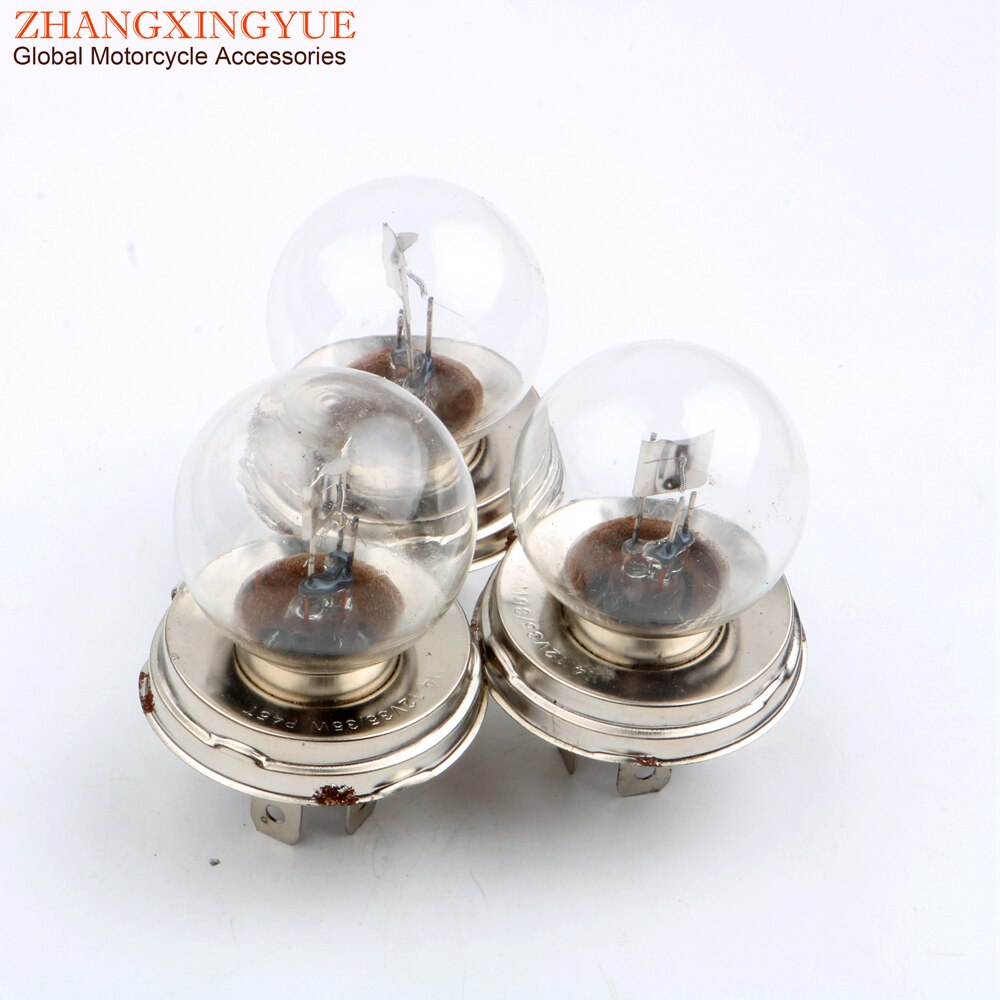 3PC P45T G40 12V-35/35W Headlight Bulb for Car Tractor Scooter Motorcycle ATV