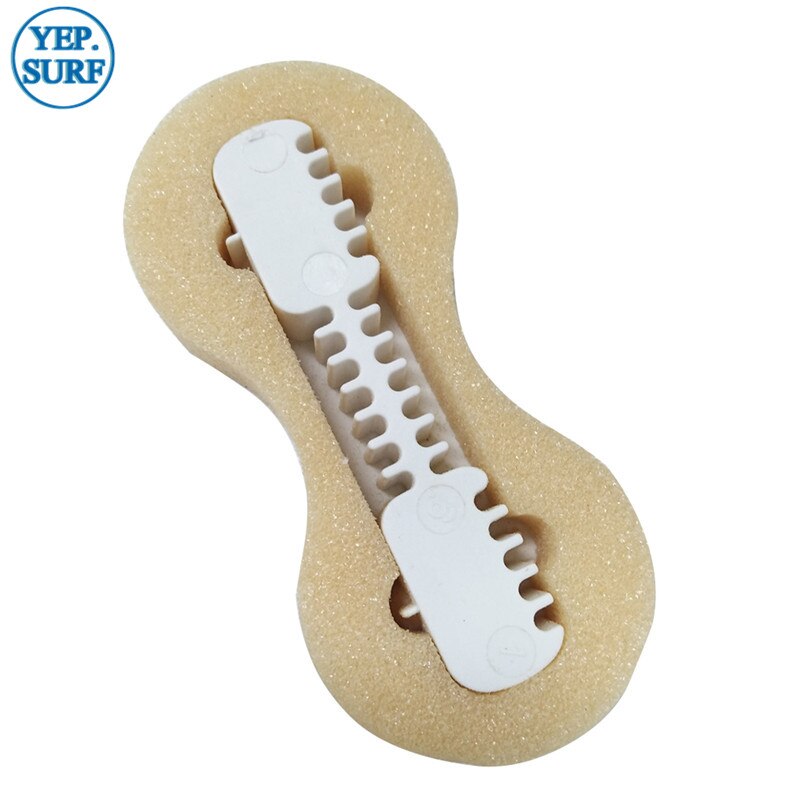 Enchufe de aleta de Surf FCS, enchufe de aleta de 5/9 grados de fusión de plástico blanco con llave de aleta,