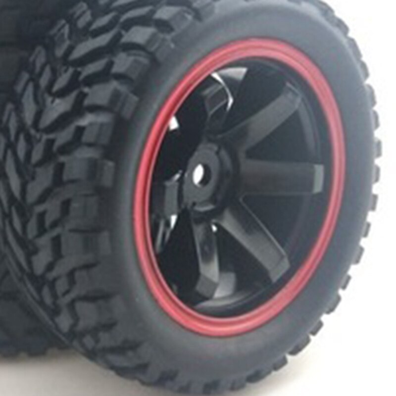 För 1:10 rallybil 75mm gummidäck och hjulfälgar för 1/10 skala hsp 94123 hpi kyosho tamiya rc på vägbil