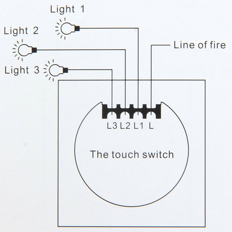 RF433 Remote Control Switch EU Standard 1/2/3 Gang Touch Wall Light Switch 220V White Crystal Glass RF Controller Switches