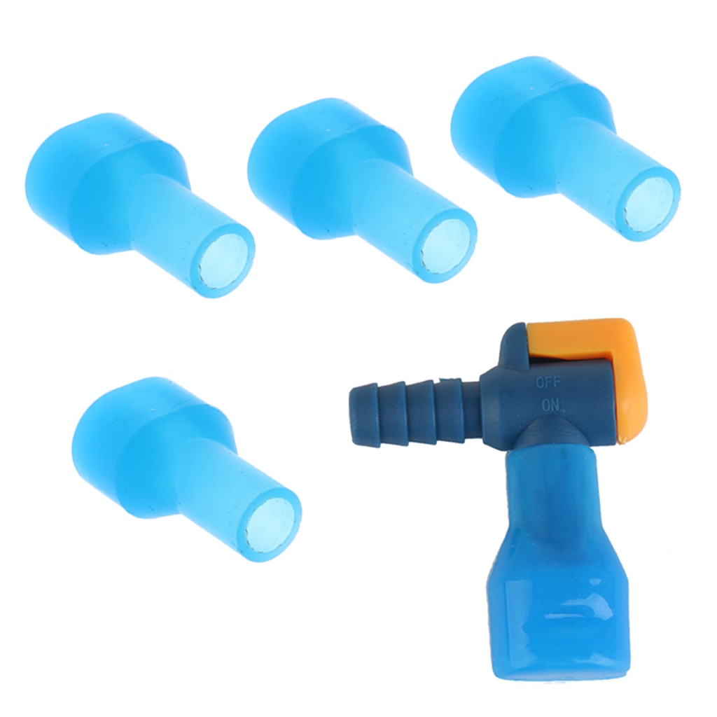 Ugello di Aspirazione dell'acqua di idratazione Vescica con 4pz Boccaglio in silicone per Universale Zaino Serbatoio di Acqua di Immagazzinaggio Del Sacchetto