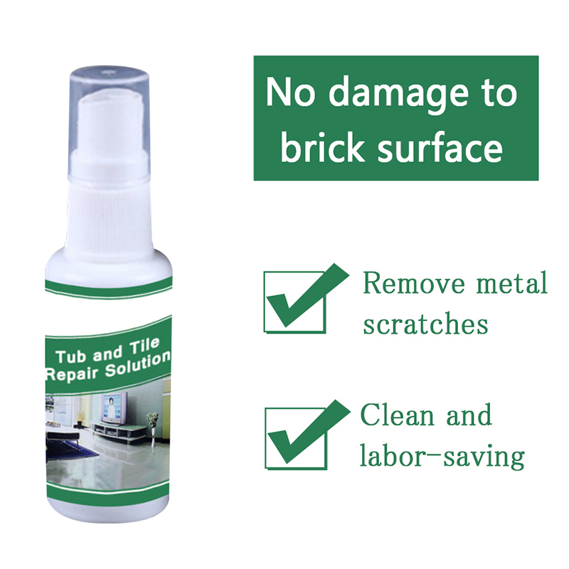 Bathtub Tile Refinish Paint Repair Spray Sink Ceramic Porcelain Polish for Home LAD