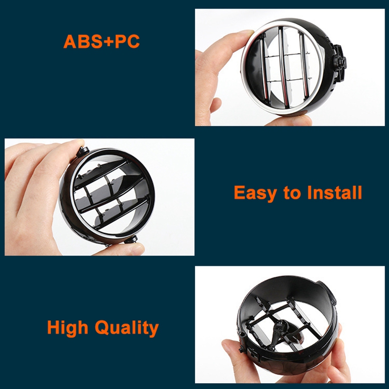 Instrumento de salida de aire acondicionado de escritorio, tobera A/C, ventilación de aire, accesorios plegables para Benz clase C W205 GLC W253 15-21