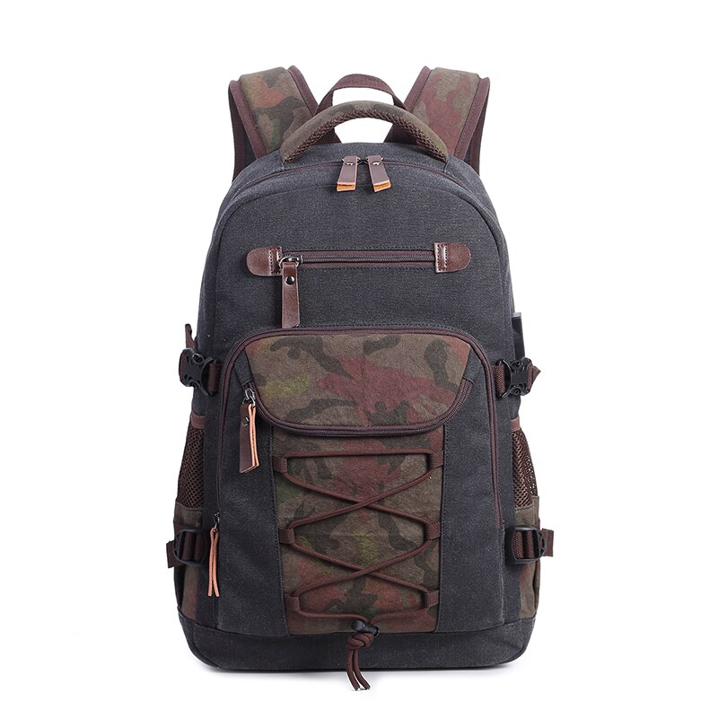 OKKID leinwand schule Rucksack für junge bagback freundlicher zurück Pack Schüler bookbag schule taschen für Teenager jungen männer große reise Rucksack