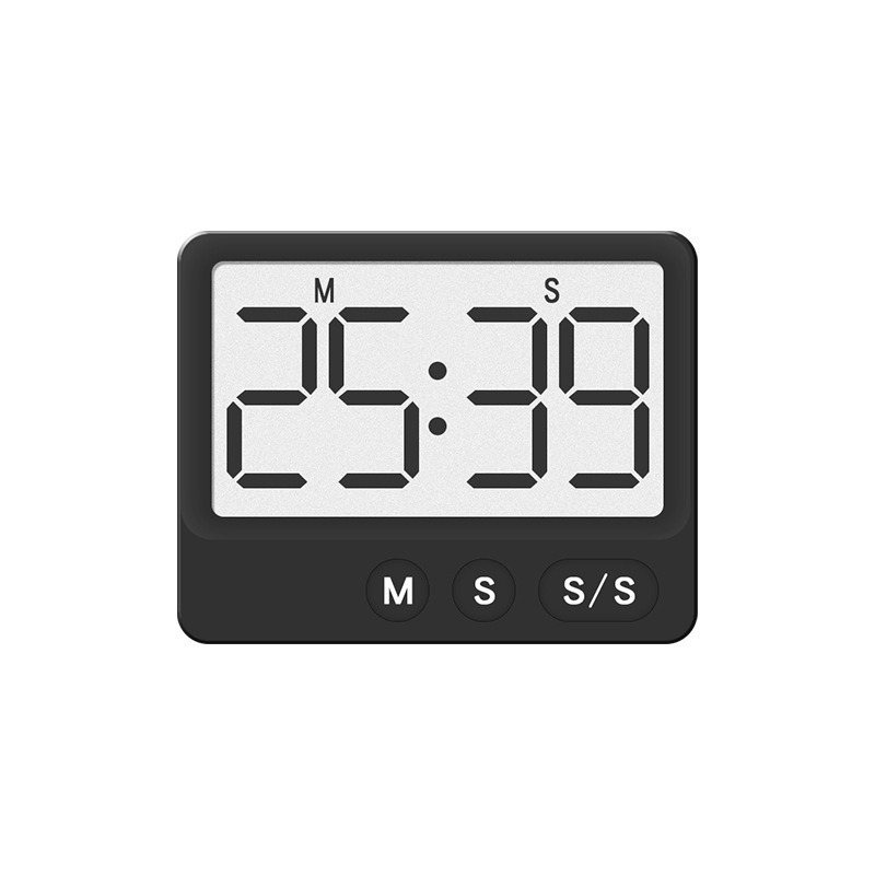 LED Digital Alarm Clock Electronic Digital Alarm Clock Screen Desktop Clock For Home Office Backlight Temperature Display: black